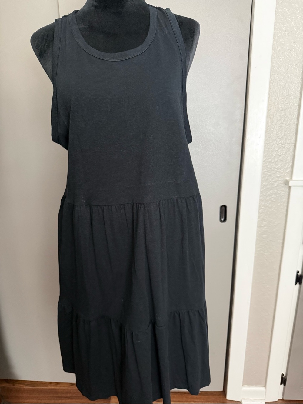 GAP Black Tiered Sleeveless Dress